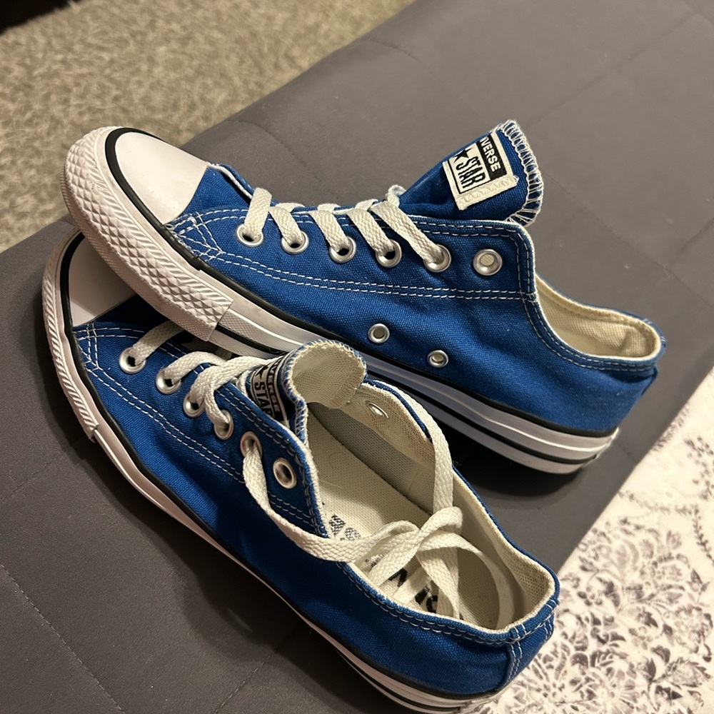 Converse Classic Blue Canvas Sneakers